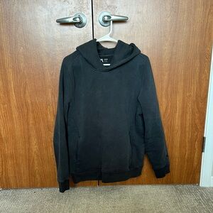 Plain Black Men's Hoodie